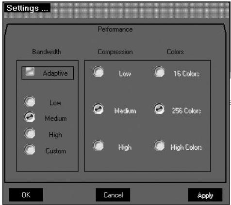 BELKIN OMNIVIEW IP 5216K #F1DP216GEA - Modification des paramètres de performance - 1