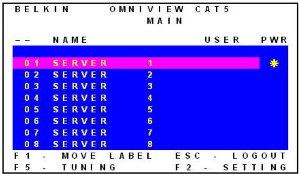 BELKIN SWITCH CAT5 216 OMNIVIEW® SMB #F1DP216AEA - Réglage de l'adresse IP - 1