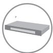 BELKIN SWITCH KVM 8 PORTS PRO3 PS/2 #F1DA108QEA - Contenu de lemballage - 1