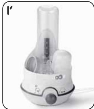 BABYMOOV TURBO VAPEUR - Chauffe-biberon Turbo Vapeur maison/voiture - 12