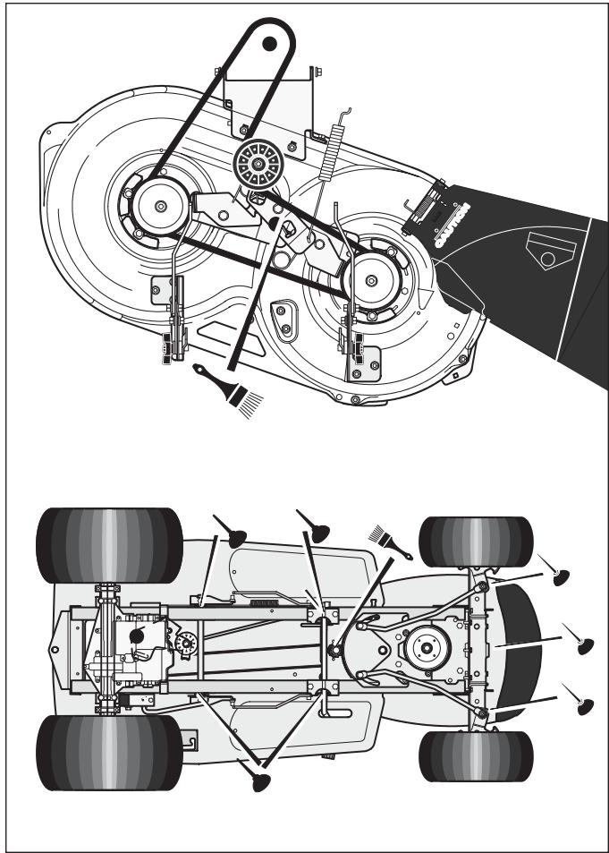 MURRAY 405028X51 - Dove effettuare la lubrificazione - 2