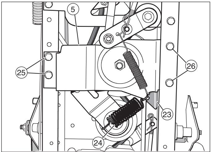 MURRAY 425618X51 - Rimozione della cinghia di trasmissione del gruppo cambio-differenziale - 1