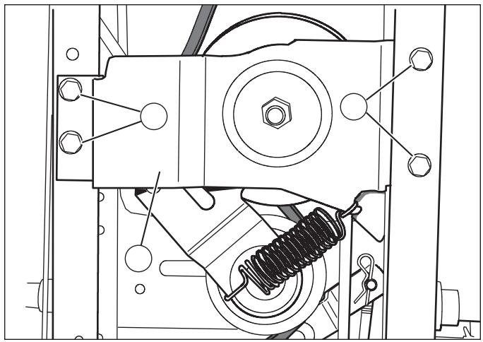 MURRAY 425618X51 - Dépose de la courroie de transmission du moteur - 5