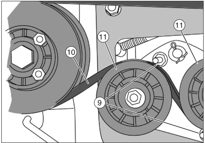 MURRAY 425618X51 - Rimozione della cinghia di trasmissione del motore - 3