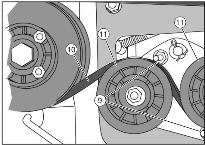 MURRAY 425618X51 - De aandrijfriem van de motor verwijderen - 3