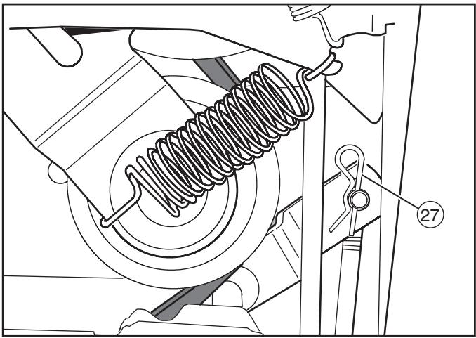 MURRAY 425618X51 - De transaxle-aandrijfriem verwijderen - 2