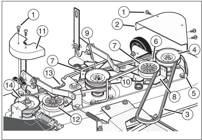 MURRAY 425618X51 - Remplacement de la courroie de transmission primaire - 1