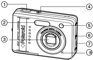 ① ② ③ Polaroid 3D DIGITAL CAMERA Polaroid DIGITAL CAMERA ④ ⑤ ⑥ ⑦ ⑧