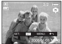 6M 2/2 IN SET: SET MENU: 2005/01/01 12:40
