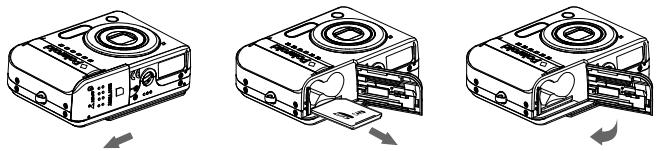 POLAROID I832 - Retrait de la carte SD - 1
