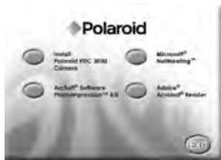 POLAROID PDC 3030 - Installation des logiciels sur votre ordinateur - 3