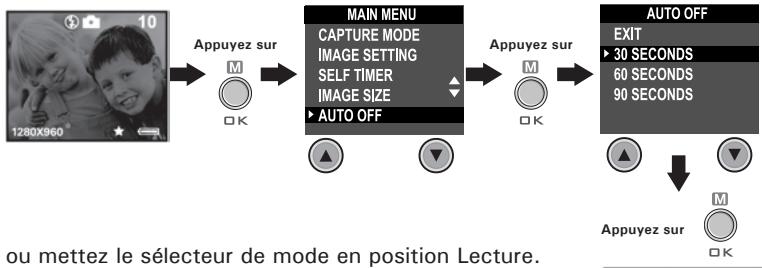 POLAROID PDC 3030 - L'arrêt automatique prolonge l'autonomie des piles - 1