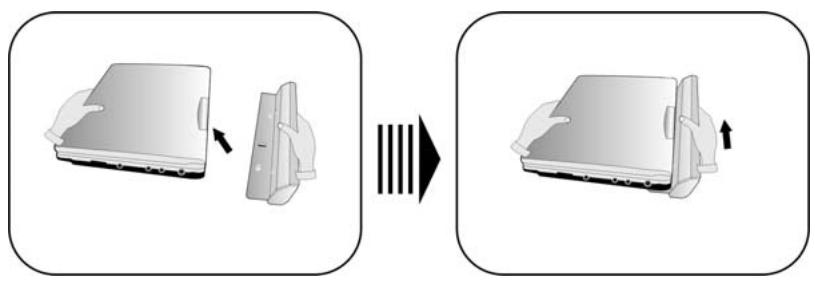 POLAROID PDU-1045 - Fixation de la batterie - 1