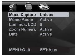 POLAROID T831 - Menu Capture - 3