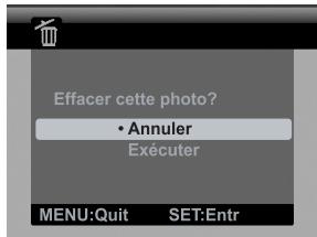 POLAROID T831 - Effacer une seule photo / Effacer toutes les photos - 2