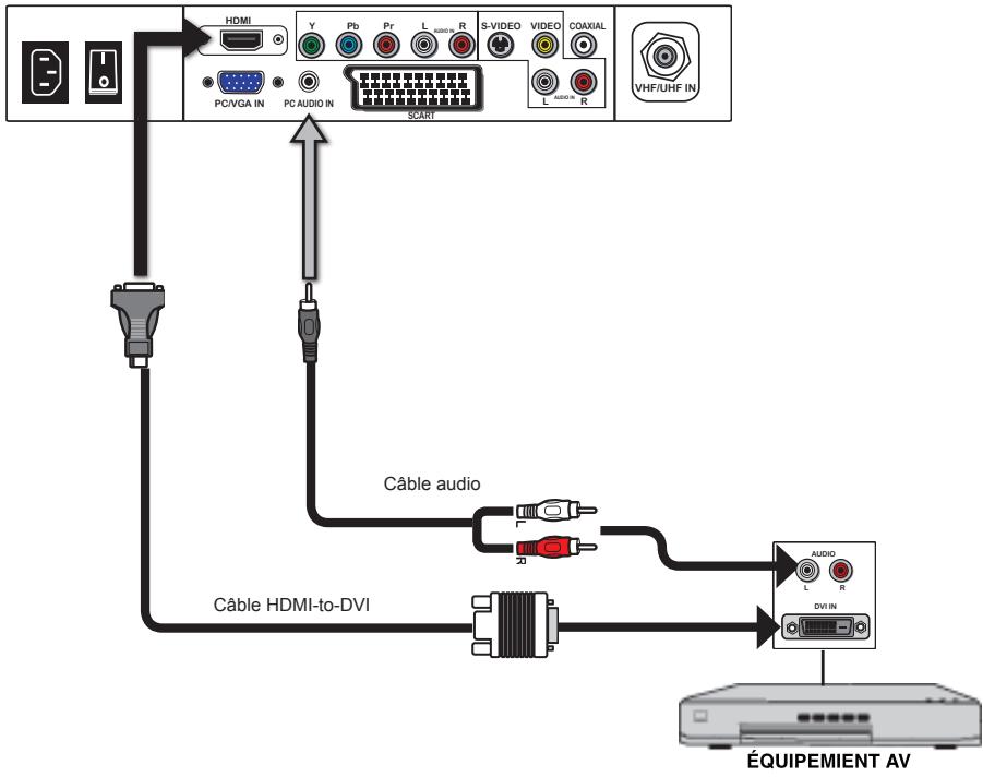 POLAROID TLU 22 - Arrière de la télévision - 1