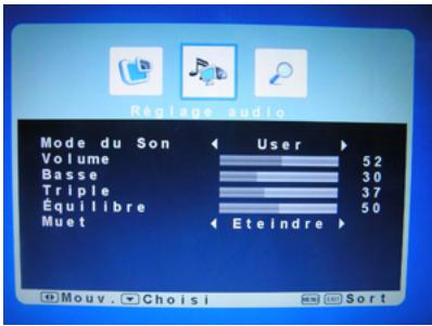 POLAROID TLU 22 - MENU AUDIO: - 1