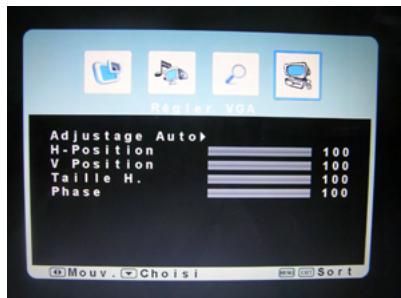 POLAROID TLU-02241C - MENU de configuration de l'osd : - 5