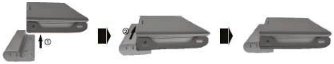 POLAROID DPA-10040K - Fixation de la batterie - 1