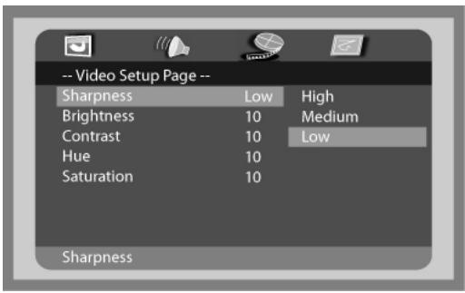 POLAROID DPU-07048M - Video Setup (configuration de la vidéo) - 1