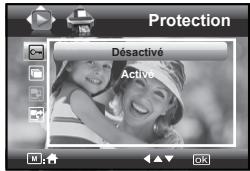 POLAROID I1035 - - Activation / désactivation de la protection de la photo ou du clip vidéo sélectionné(e) - 2