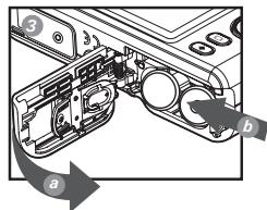 POLAROID I1035 - Insertion et retrait de la pile - 3