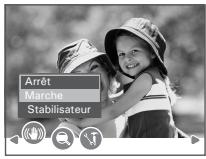 POLAROID I735 - Utilisation de la fonctionnalité du stabilisateur d'avertissement contre les mouvements de l'appareil photo - 1