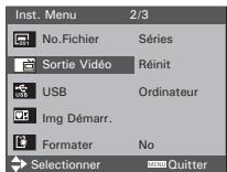 POLAROID I735 - Visualisation des prises de vue et des clips vidéo sur un téléviseur pour définir le système de sortie vidéo - 1