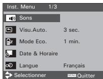 POLAROID I735 - - Menu configuration - 2