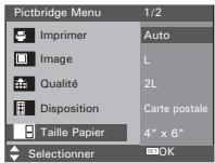 POLAROID I735 - Sélection de la taille du papier - 1
