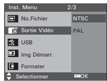 POLAROID I735 - Visualisation des prises de vue et des clips vidéo sur un téléviseur pour définir le système de sortie vidéo - 2
