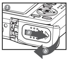 POLAROID I735 - Installation des piles - 1