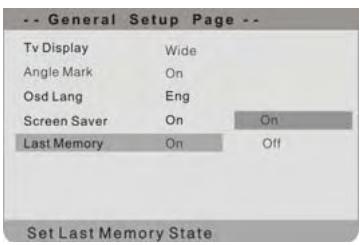 POLAROID PDU-1045S - General Setup Page (Page de configuration générale) - 1