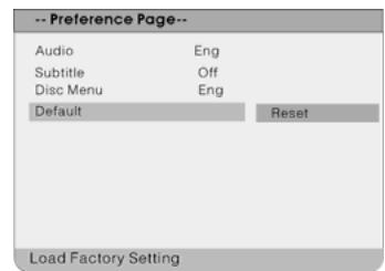 POLAROID PDU-1045S - Preference Page (page des préférences) - 3