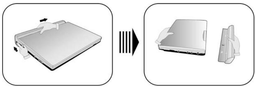 POLAROID PDU-1045S - Détachment de la batterie - 1