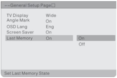 POLAROID PDU-1063 - GENERAL SETUP (configuration générale) - 2