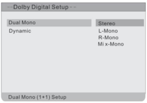 POLAROID PDU-1063 - Dolby Digital Setup (Configuration Dolby Digital) - 1