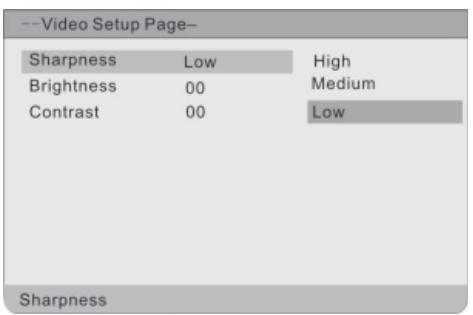 POLAROID PDU-1063 - Video Setup (Configuration de la video) - 1
