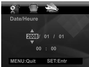 POLAROID T1032 - Régler la date et l'heure - 3