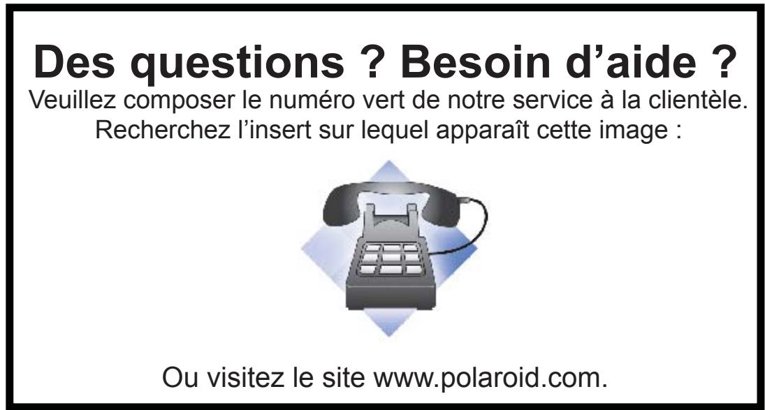 POLAROID XSU-01220B - Connexion d'un périphérique USB au cadre photo numérique - 1