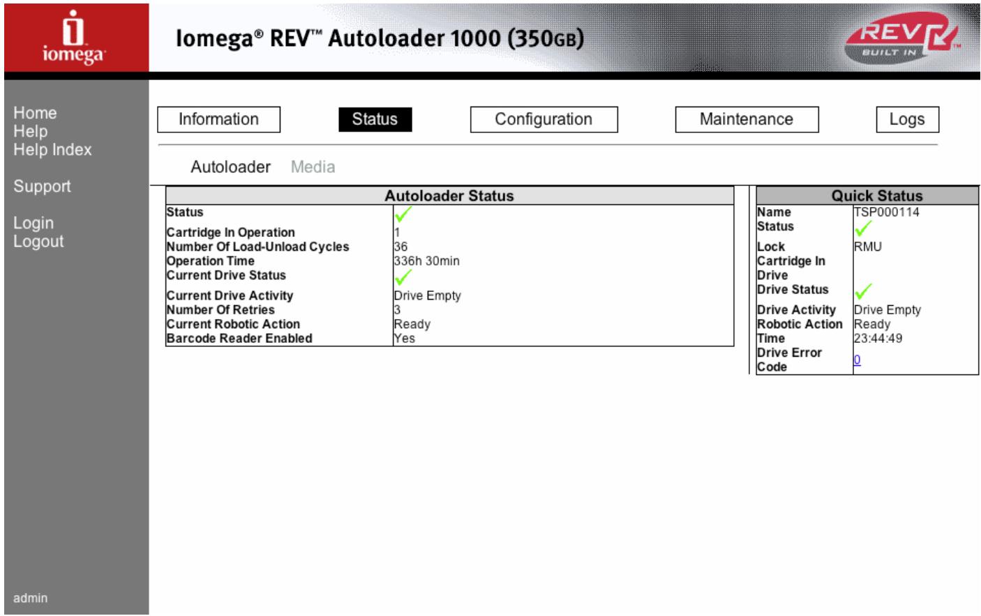 IOMEGA REV AUTOLOADER 1000 - Chargeur automatique (autolocker) - 1