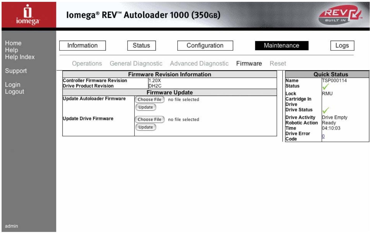 IOMEGA REV AUTOLOADER 1000 - Micrologiciel (firmware) - 1