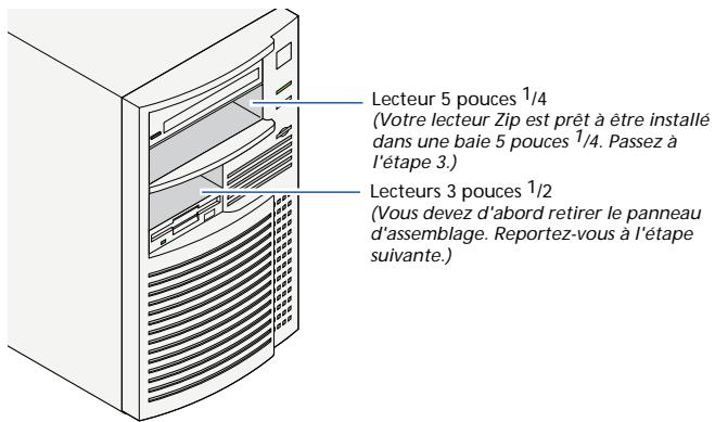 IOMEGA ZIP 100 ATAPI - Définissez les paramètres du cavalier en position maître. - 2