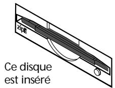 IOMEGA ZIP 100 ATAPI - Insertion de votre disque 100 mo dans le lecteur zip®. - 2