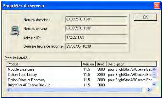 IOMEGA BRIGHTSTOR ARCSERVE BACKUP - Configuration d'une base de données centrale - 1