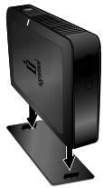 IOMEGA DESKTOP USB - Uso del soporte lateral para la unidad de disco duro lomega (algunos modelos) - 2