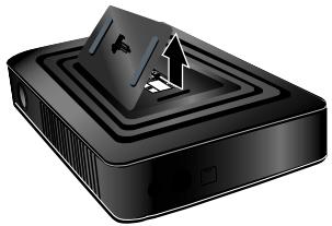 IOMEGA DESKTOP USB - Uso del soporte lateral para la unidad de disco duro lomega (algunos modelos) - 1