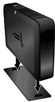 IOMEGA DESKTOP USB - Utilisation du support latéral du disque dur lomega (certains modèles) - 2