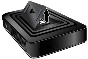 IOMEGA DESKTOP USB - Utilisation du support latéral du disque dur lomega (certains modèles) - 1