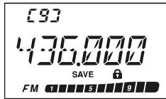 YAESU VX-2R - VERROUILAGE DU CLAVIER - 1